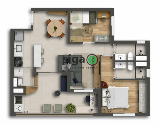 Imagem Apartamento com 3 Quartos à Venda, 69 m² em Chácara Klabin - São Paulo Imagem Apartamento com 3 Quartos à Venda, 69 m² em Chácara Klabin - São Paulo
