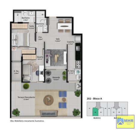 Imagem Apartamento com 2 Quartos à Venda, 67 m² em Jardim Camburi - Vitória Imagem Apartamento com 2 Quartos à Venda, 67 m² em Jardim Camburi - Vitória