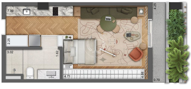 Imagem Apartamento com 1 Quarto à Venda, 27 m² em Jardins - São Paulo
