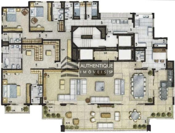 Imagem Apartamento com 3 Quartos à Venda, 405 m² em Moema - São Paulo