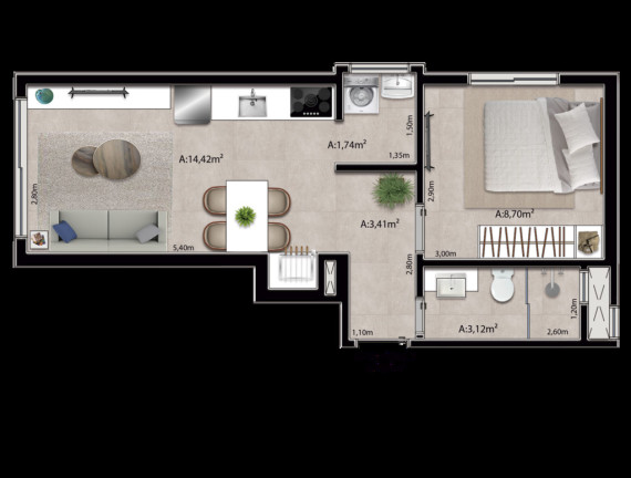 Imagem Apartamento com 1 Quarto à Venda, 92 m² em Zona Nova - Capão Da Canoa Imagem Apartamento com 1 Quarto à Venda, 92 m² em Zona Nova - Capão Da Canoa
