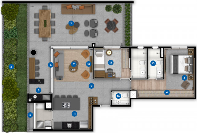 Imagem Cobertura com 2 Quartos à Venda, 170 m² em Brooklin Novo - São Paulo