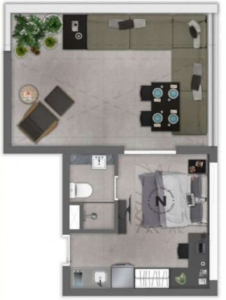 Imagem Apartamento com 1 Quarto à Venda, 42 m² em Vila Mariana - São Paulo