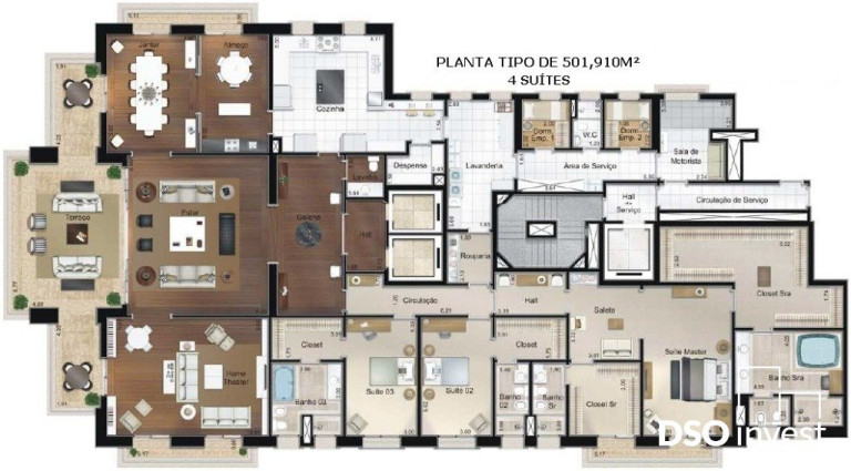 Imagem Apartamento com 4 Quartos à Venda,  em Jardim Paulistano - São Paulo