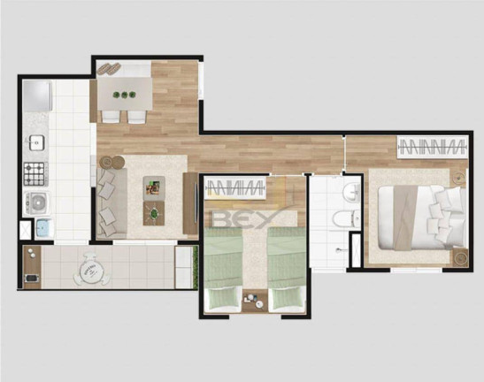 Imagem Apartamento com 2 Quartos à Venda, 49 m² em São Pedro - Osasco Imagem Apartamento com 2 Quartos à Venda, 49 m² em São Pedro - Osasco
