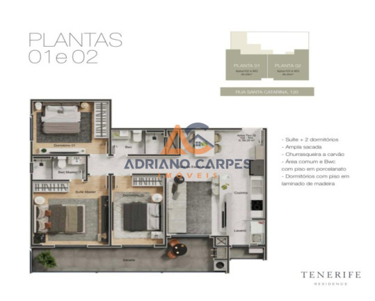 Imagem Imóvel com 3 Quartos à Venda, 94 m² em Itacolomi - Balneário Piçarras