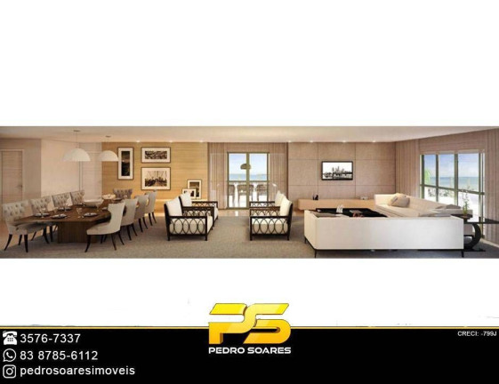 Imagem Apartamento com 5 Quartos à Venda, 414 m² em Altiplano Cabo Branco - João Pessoa