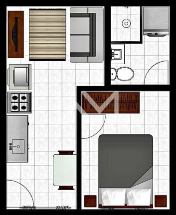 Imagem Studio com 1 Quarto à Venda, 24 m² em Vila Granada - São Paulo Imagem Studio com 1 Quarto à Venda, 24 m² em Vila Granada - São Paulo