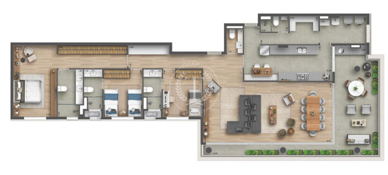 Imagem Cobertura com 3 Quartos à Venda, 188 m² em Sumaré - São Paulo