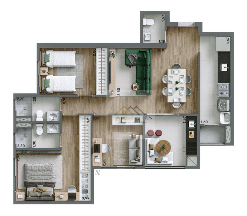 Imagem Apartamento com 2 Quartos à Venda, 84 m² em Quinta Da Primavera - Ribeirão Preto Imagem Apartamento com 2 Quartos à Venda, 84 m² em Quinta Da Primavera - Ribeirão Preto