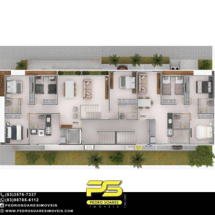 Imagem Apartamento com 3 Quartos à Venda, 85 m² em Bancários - João Pessoa