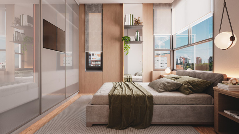Imagem Imóvel com 1 Quarto à Venda, 30 m² em água Verde - Curitiba