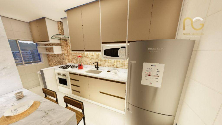 Imagem Apartamento com 1 Quarto à Venda, 51 m² em Vila Guilhermina - Praia Grande