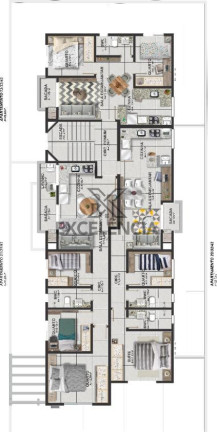 Imagem Apartamento com 2 Quartos à Venda, 42 m² em Bom Jesus - São José Dos Pinhais