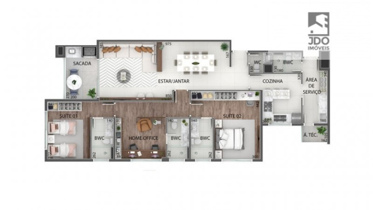 Imagem Apartamento com 3 Quartos à Venda, 130 m² em água Verde - Curitiba Imagem Apartamento com 3 Quartos à Venda, 130 m² em água Verde - Curitiba