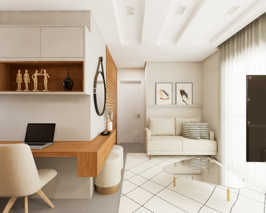 Imagem Apartamento com 1 Quarto à Venda, 20 m² em Mercês - Curitiba