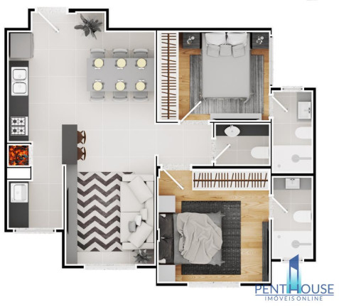 Imagem Apartamento com 2 Quartos à Venda, 67 m² em Nações - Balneário Camboriú