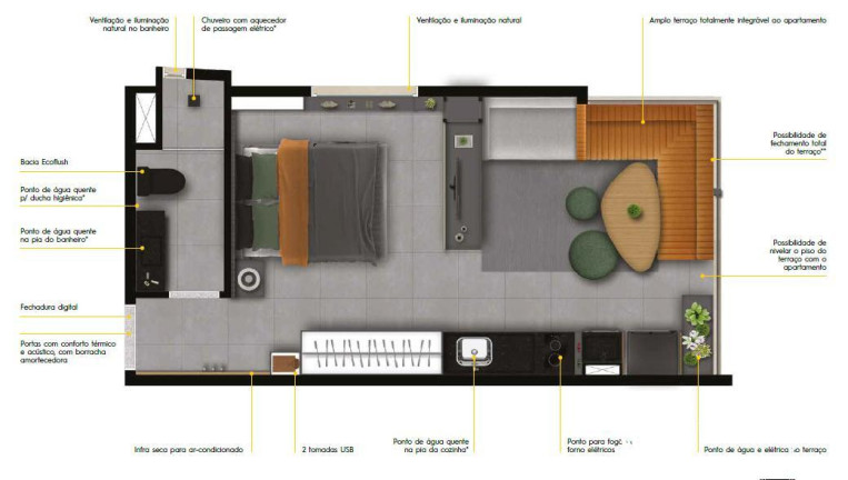 Imagem Apartamento com 1 Quarto à Venda, 30 m² em Jardim - Santo André Imagem Apartamento com 1 Quarto à Venda, 30 m² em Jardim - Santo André