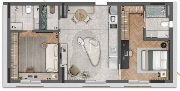 Imagem Apartamento com 1 Quarto à Venda, 24 m² em Jardins - São Paulo