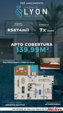 Imagem Apartamento com 1 Quarto à Venda, 37 m² em Itaguá - Ubatuba Imagem Apartamento com 1 Quarto à Venda, 37 m² em Itaguá - Ubatuba