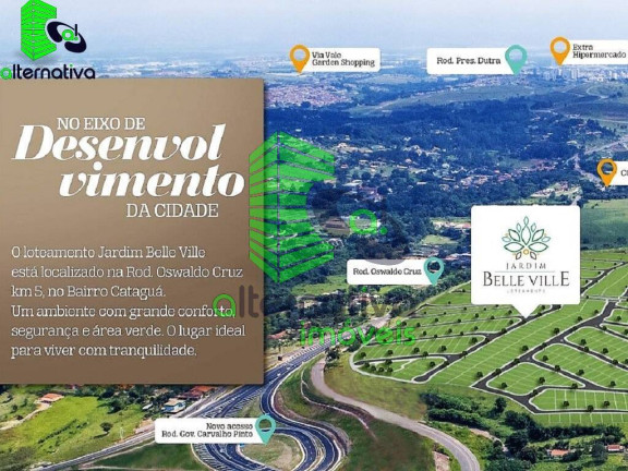 Imagem Terreno à Venda, 250 m² em Jardim Belle Ville - Taubaté Imagem Terreno à Venda, 250 m² em Jardim Belle Ville - Taubaté