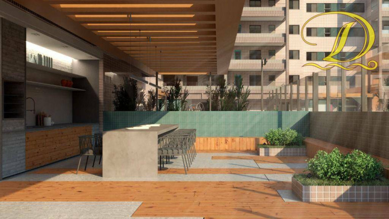 Imagem Apartamento com 3 Quartos à Venda, 111 m² em Canto Do Forte - Praia Grande