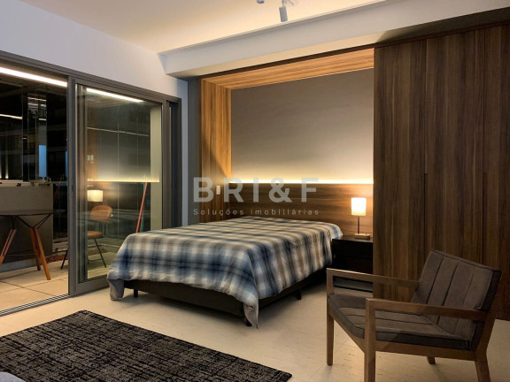 Imagem Apartamento com 1 Quarto para Alugar, 40 m² em Brooklin Paulista - São Paulo