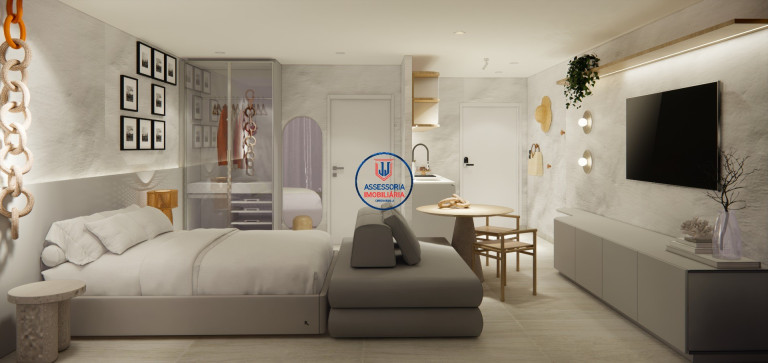 Imagem Apartamento com 2 Quartos para Alugar ou Temporada, 40 m² em Ponta Negra - Natal