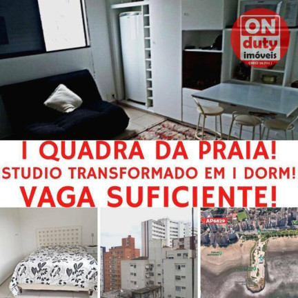 Studio com 1 Quarto à Venda, 56 m² em José Menino - Santos