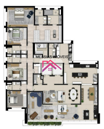 Imagem Imóvel com 3 Quartos à Venda, 277 m² em Pinheiros - São Paulo