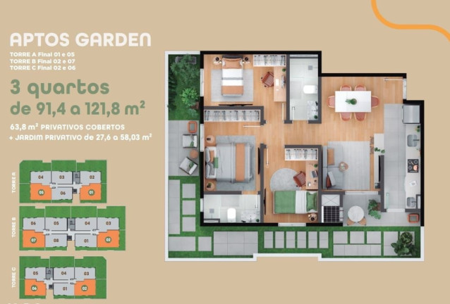 Imagem Apartamento com 2 Quartos à Venda, 90 m² em Hauer - Curitiba Imagem Apartamento com 2 Quartos à Venda, 90 m² em Hauer - Curitiba