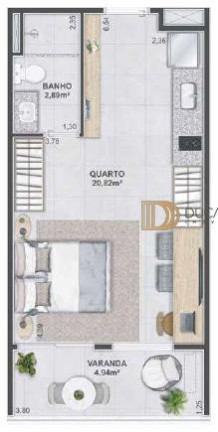 Imagem Flat com 1 Quarto à Venda, 26 m² em Jardim Camburi - Vitória Imagem Flat com 1 Quarto à Venda, 26 m² em Jardim Camburi - Vitória