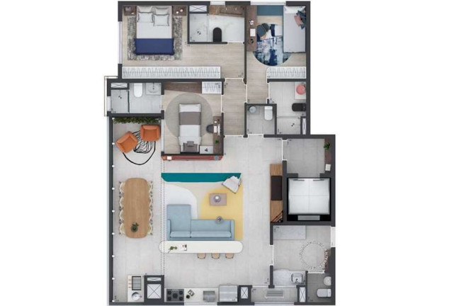 Imagem Imóvel com 3 Quartos à Venda, 121 m² em Moema - São Paulo