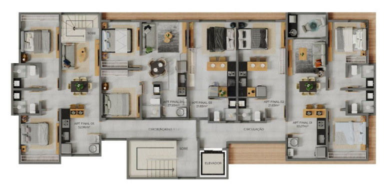 Imagem Apartamento com 2 Quartos à Venda, 37 m² em Intermares - Cabedelo Imagem Apartamento com 2 Quartos à Venda, 37 m² em Intermares - Cabedelo