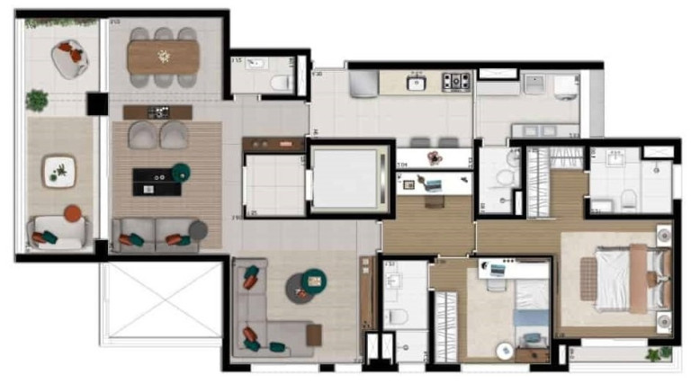 Imagem Apartamento com 3 Quartos à Venda, 127 m² em Jardim Paulista - São Paulo