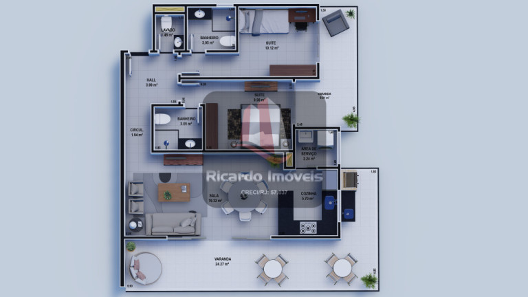 Imagem Imóvel com 2 Quartos à Venda, 103 m² em Braga - Cabo Frio Imagem Imóvel com 2 Quartos à Venda, 103 m² em Braga - Cabo Frio