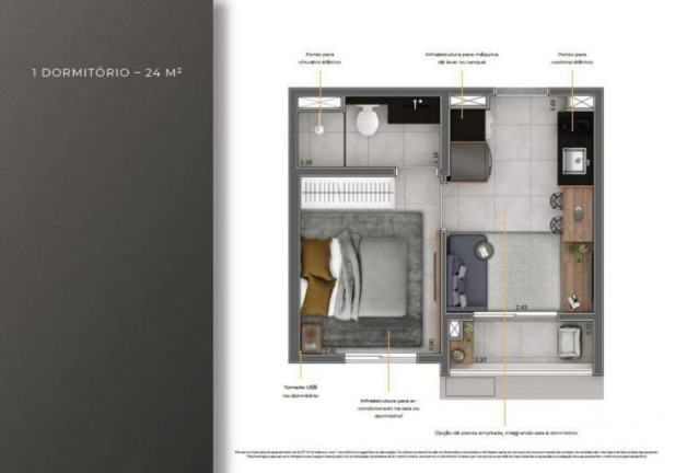Imagem Imóvel com 1 Quarto à Venda, 25 m² em Pinheiros - São Paulo Imagem Imóvel com 1 Quarto à Venda, 25 m² em Pinheiros - São Paulo