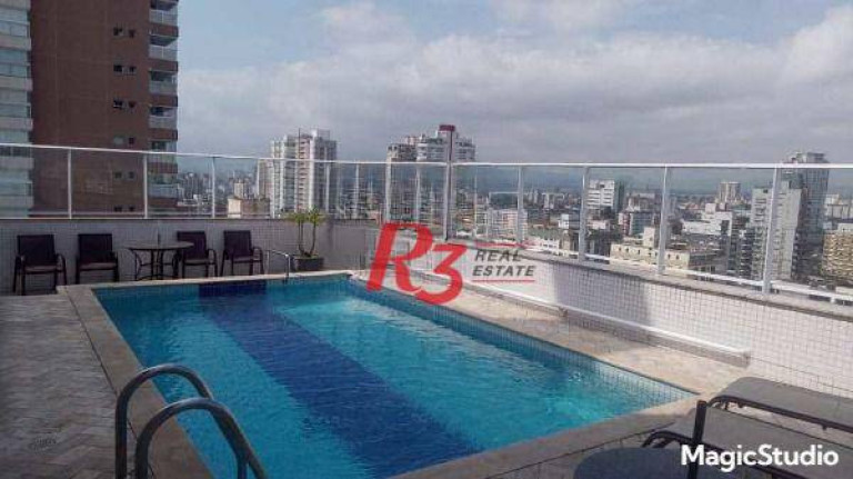 Imagem Apartamento com 3 Quartos à Venda, 141 m² em Gonzaga - Santos