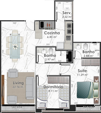 Imagem Apartamento com 2 Quartos à Venda, 146 m² em Centro - Capão Da Canoa Imagem Apartamento com 2 Quartos à Venda, 146 m² em Centro - Capão Da Canoa