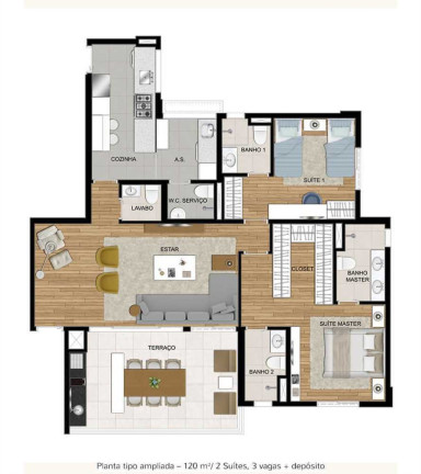 Imagem Imóvel com 3 Quartos à Venda, 229 m² em Alto De Pinheiros - São Paulo