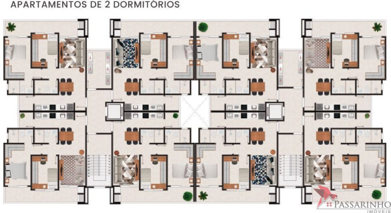 Imagem Apartamento com 2 Quartos à Venda, 70 m² em Stan - Torres