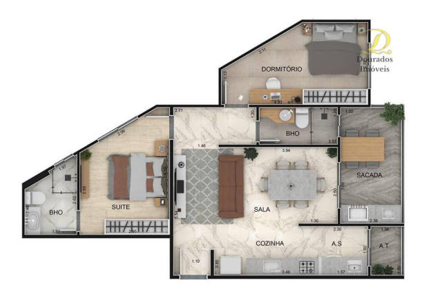 Imagem Apartamento com 2 Quartos à Venda, 72 m² em Mirim - Praia Grande Imagem Apartamento com 2 Quartos à Venda, 72 m² em Mirim - Praia Grande