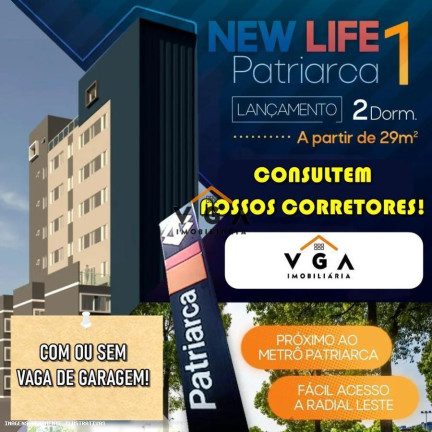 Imagem Imóvel com 2 Quartos à Venda, 37 m² em Cidade Patriarca - São Paulo