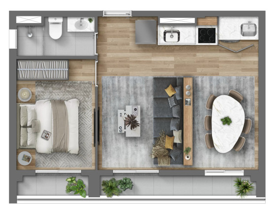 Imagem Apartamento com 2 Quartos à Venda, 60 m² em Santo Amaro - São Paulo Imagem Apartamento com 2 Quartos à Venda, 60 m² em Santo Amaro - São Paulo
