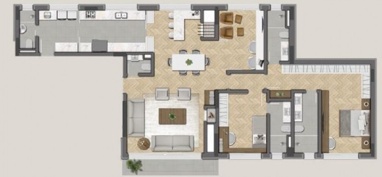 Imagem Apartamento com 3 Quartos à Venda, 155 m² em Mont Serrat - Porto Alegre