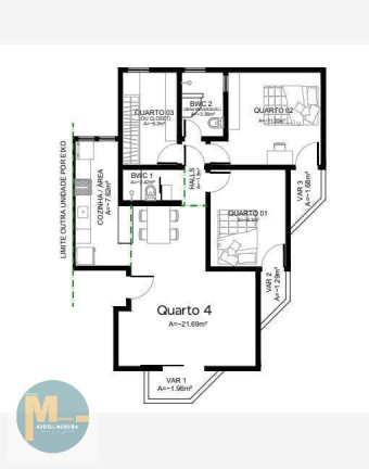 Imagem Apartamento com 3 Quartos à Venda, 85 m² em Ponta Negra - Natal