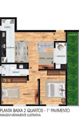 Imagem Apartamento com 2 Quartos à Venda, 54 m² em Maria Antonieta - Pinhais