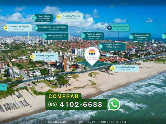 Imagem Apartamento com 2 Quartos à Venda, 38 m² em Praia Do Futuro I - Fortaleza Imagem Apartamento com 2 Quartos à Venda, 38 m² em Praia Do Futuro I - Fortaleza