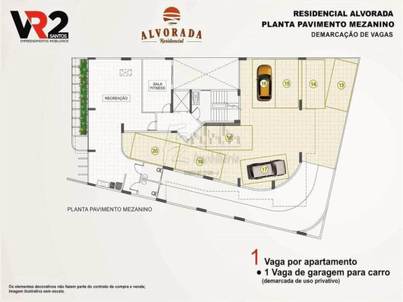 Imagem Apartamento com 3 Quartos à Venda, 71 m² em Centro - Sao Vicente