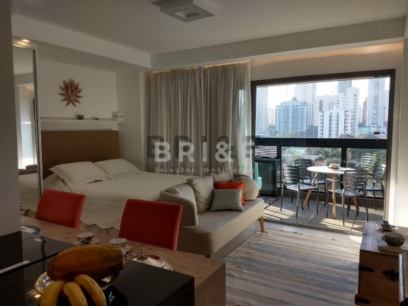 Apartamento com 1 Quarto para Alugar, 41 m² em Brooklin - São Paulo